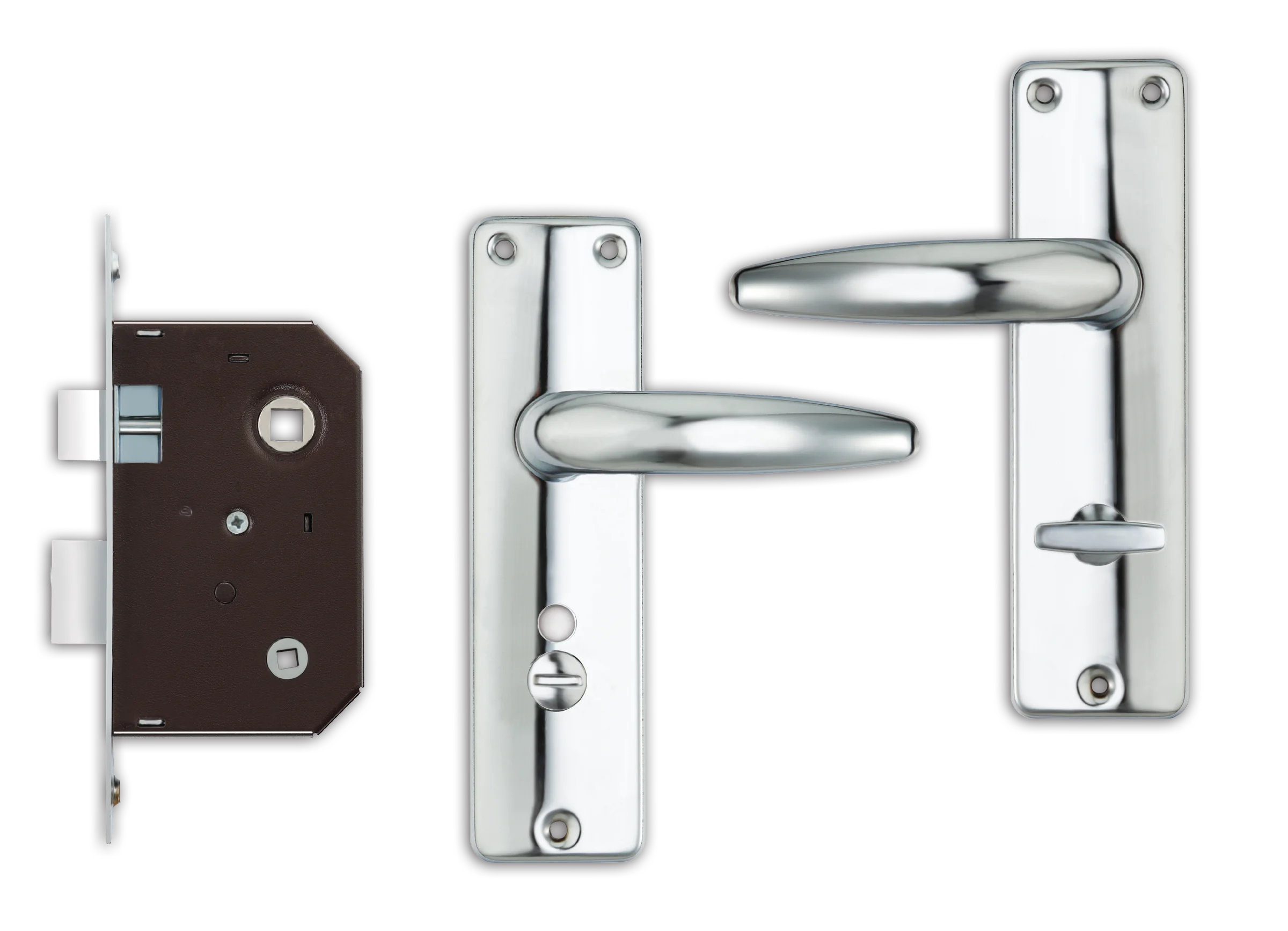 Robustline Locks & Cylinders Lockset Bathroom Lockset Gower Type, Left/Right - Robustline Security Lock Hardware